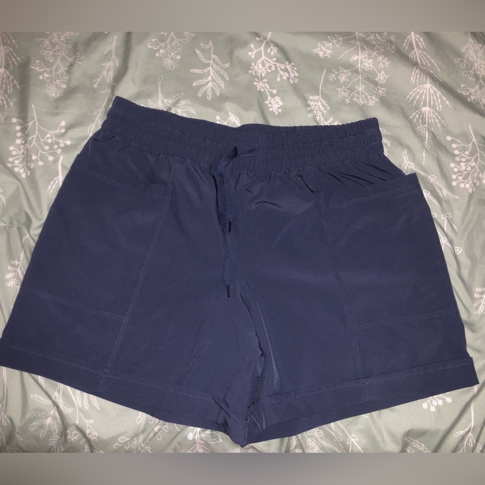 Navy Blue Athletic Shorts